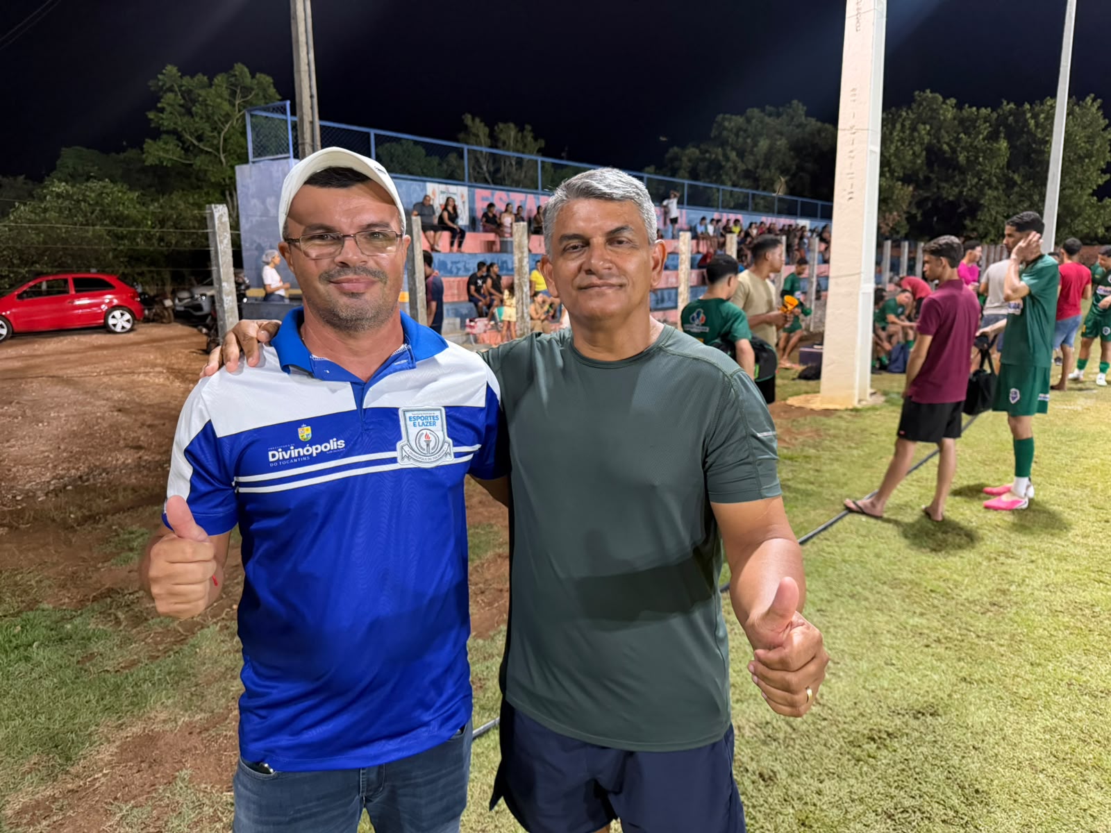Vereador Zico do Povo de Caseara e secretário José Batista de Divinópolis destacam parcerias no futebol regional