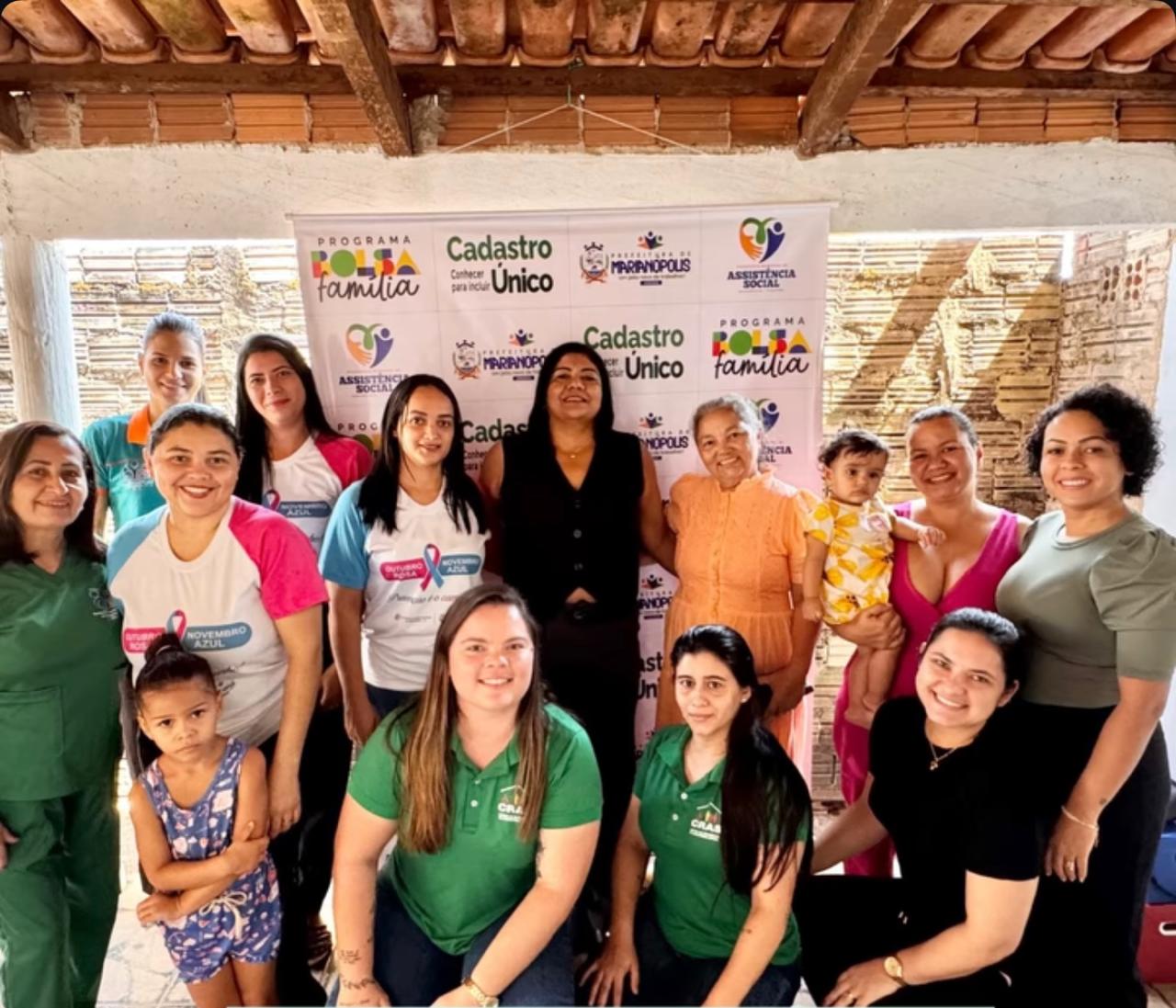 Marianópolis realiza ação para atualização do CadÚnico e atendimento a beneficiários do Bolsa Família