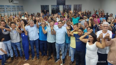 Com chapa "Sangue Puro" Silvestre apresenta ex-vereador Lucas do Branco de vice durante convenção em Divinópolis