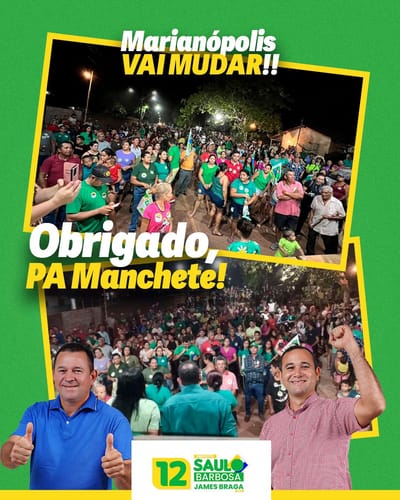 Reunião Política no Manchete  Saulo Barbosa e James Braga Reforçam Compromissos com a infraestrutura da comunidade