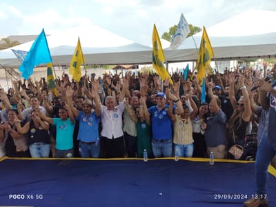 Hélio Silvestre e Lucas do Branco recebem vice-governador Laurez Moreira e o deputado Gutierres Torquato a uma semana das eleições