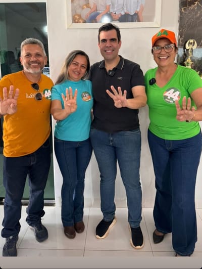 Nezita e Kabiludo recebem Ricardo Ayres na reta final da corrida a reeleição em Monte Santo do Tocantins