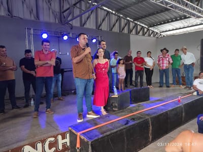 Discurso emocionado e agradecimentos na “Festa da Vitória” do vereador Gustavo Cabeção em Dois Irmãos do Tocantins
