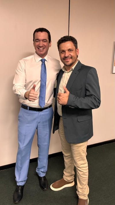 Prefeito Eleito de Caseara, Marcos do Chico, visita em Brasília gabinetes de Alexandre Guimarães e Eli Borges e Reivindica Recursos para o Município