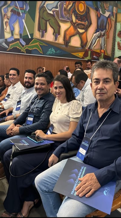 Prefeito Eleito de Caseara Marcos do Chico e Vereador Suair Mariano Participam de Capacitação do TCE em Palmas