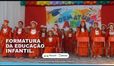 Rede Municipal de Ensino de Abreulândia promove formatura de 45 alunos na Educação Infantil
