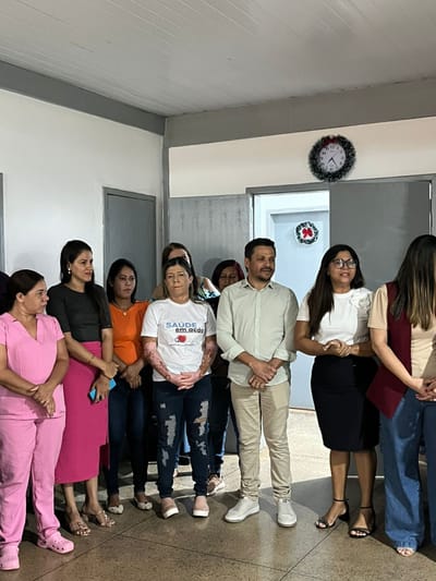 Início das ações da Saúde em Caseara teve participação do prefeito Marcos do Chico e Momento Devocional