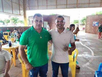 Vereador Eldson Cunha promove festa da vitória e posse e ressalta parceria política com Manoel Moura em Abreulândia