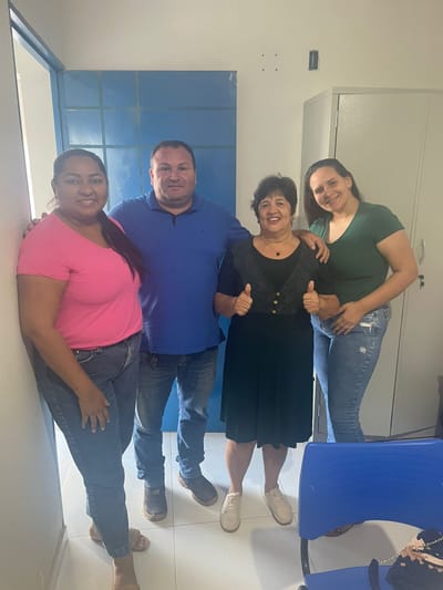 Vereador Jorge Dias e secretária municipal da Mulher Joelma Dias visitam Secretaria Municipal da Saúde de Divinópolis