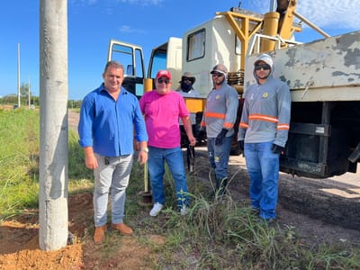 Prefeitura de Abreulândia segue dando sequência a implantação do sistema de LED