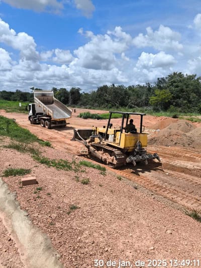 Operação de manutenção é realizada no Aterro Sanitário de Dois Irmãos do Tocantins