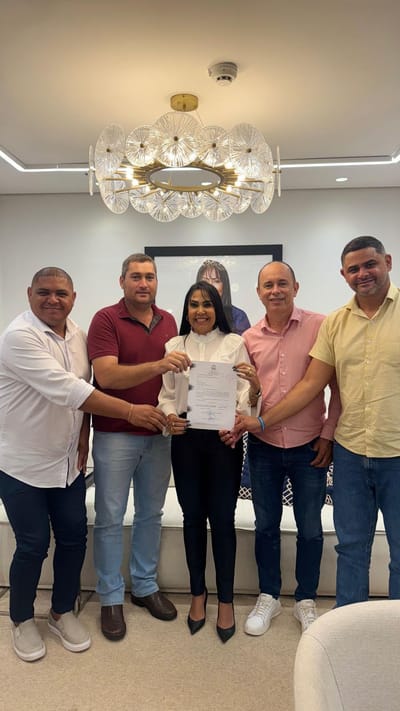 Vereadores Caçula, Marcos, Divino e o vice Felizari visitam Franco e Valcari em busca de recursos para Caseara