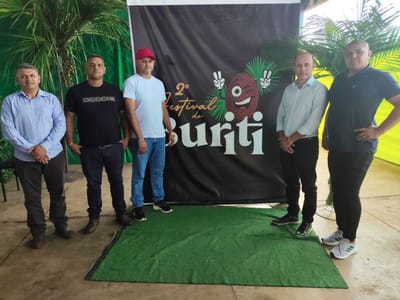 Vereadores de Caseara prestigiam Festival do Buriti em Divinópolis -TO e fortalecem laços políticos na região do Vale do Araguaia