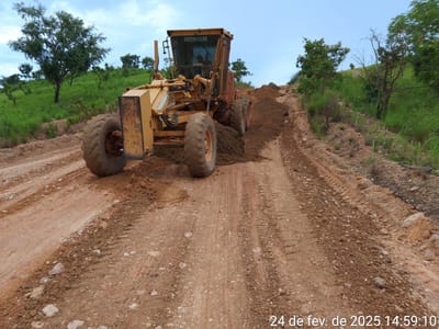 Prefeitura de Abreulândia realiza melhorias na TO-348 em parceria com produtores rurais