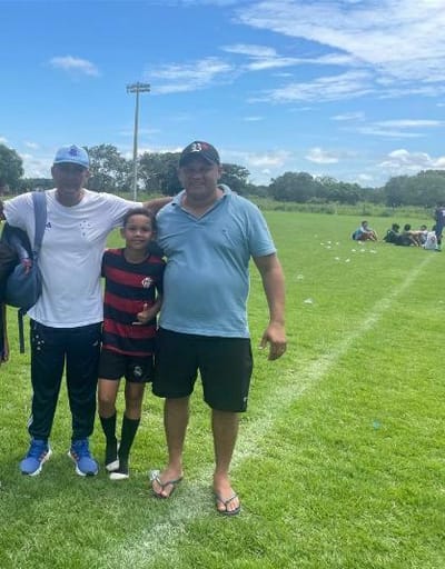 Mãe do Jovem atleta de Caseara selecionado em peneira do Cruzeiro fala sobre a ascensão do filho: “sonho é ser jogador”