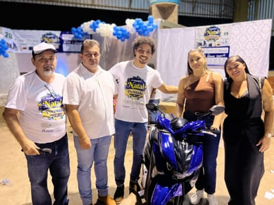 Moura, Marinho, Franco e Alencar participam do sorteio da campanha “Natal Premiado” e fortalece comércio de Abreulândia