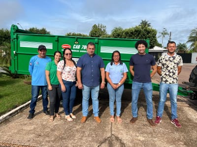 Abreulândia recebe novas caçambas basculantes para reforçar serviços municipais
