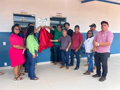Prefeitura e Câmara de Abreulândia inauguram reforma e ampliação da Escola Municipal Arco-Íris no Assentamento Vargem Dourada