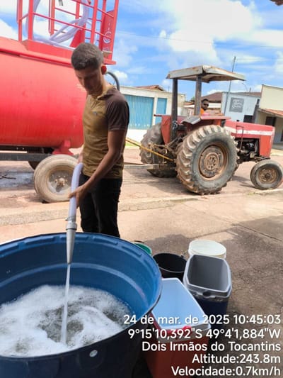 Prefeitura de Dois Irmãos do Tocantins intensifica ações para garantir abastecimento de água à população