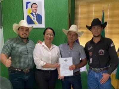 Prefeita Enfermeira Nezita firma apoio ao 3º Rodeio da Fazenda Boa Lembrança em Monte Santo do Tocantins