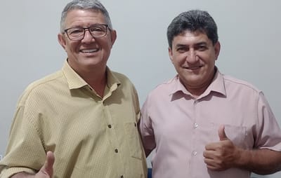 Toni Ferreira, em visita institucional ao presidente da ATM, Big Jow, prefeito de Cristalandia, debatem vários assuntos