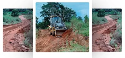 Abreulândia realiza operação de manutenção em estradas vicinais da Serra da Lopa