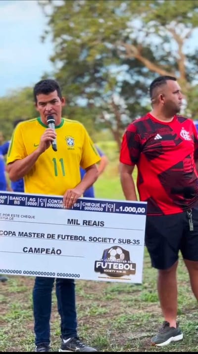 Prefeito Geciran e presidente Gustavo Cabeção prestigiam Copa Master Society na região do Deusamar na zona rural