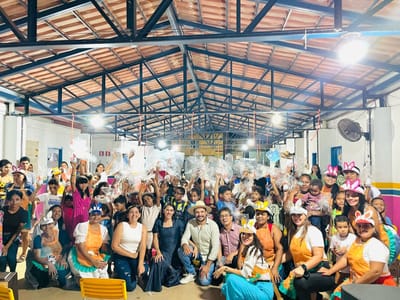 Secretaria de Assistência Social de Caseara , realiza evento de Páscoa para às crianças dos proramas PAIF, Serviço de Convivência e Criança Feliz