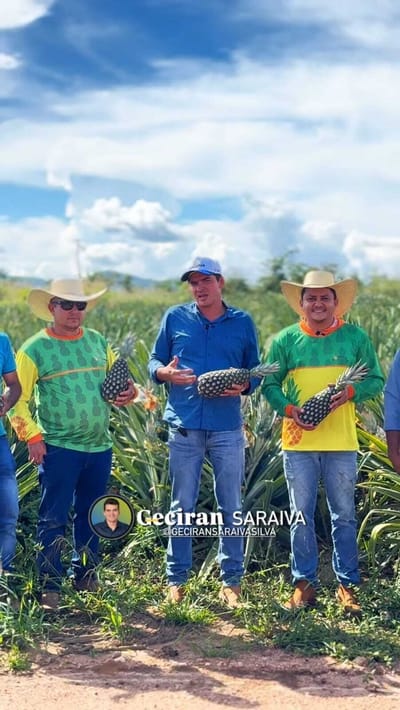 Prefeito Geciran Saraiva visita produtores rurais na região do Saló e reforça compromisso com o desenvolvimento agrícola