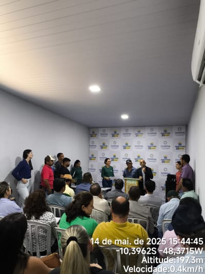 Secretaria de Meio Ambiente e Turismo de Dois Irmãos do Tocantins marca presença na abertura da Agrotins 2025