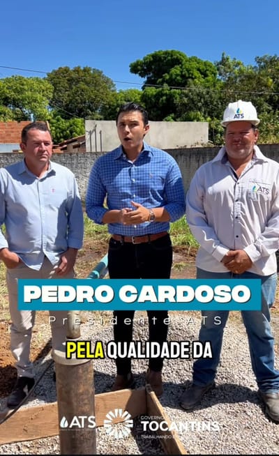 Prefeito Saulo Barbosa cumpre promessa de campanha e visita obras de reforço hídrico com Pedro Cardoso em Marianópolis
