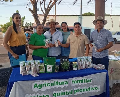 Projeto quintal produtivo é iniciado em Caseara, com entrega de kits de sementes de hortaliças feirantes