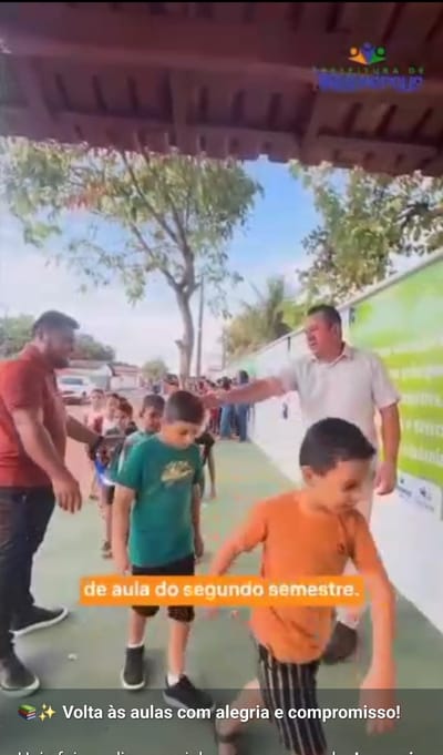 Prefeito Saulo e secretário Robson Campelo acompanham volta às aulas em Marianópolis com apoio e melhorias nas escolas