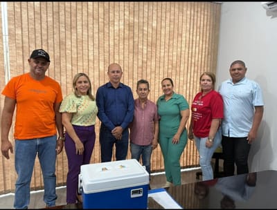 Vereadores e servidores da Câmara Municipal de Caseara recebem imunização contra o sarampo