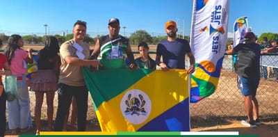 Monte Santo do Tocantins participa do JETS em Palmas com disputas no arremesso de peso e corrida de 3 mil metros