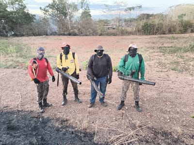 Brigada Ambiental de Dois Irmãos do Tocantins intensifica combate a incêndios na zona rural