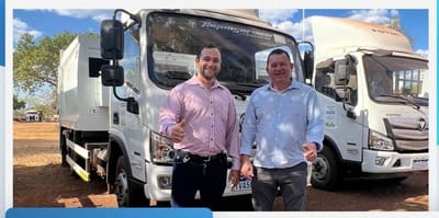 Marianópolis anuncia aquisição de caminhão coletor de lixo destinado pelo deputado federal Antônio Andrade