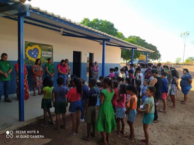 Semana da Pátria é celebrada com emoção na Escola Arco Íris em Abreulândia