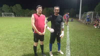 Goleiro Nonato fala sobre reencontro com a ex-equipe Caseara em jogo  pela Copa da Amizade no Cabo Santos nesta quinta-feira