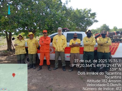 Defesa Civil e Bombeiros controlam incêndio de grandes proporções na zona rural de Dois Irmãos do Tocantins após cinco dias de combate