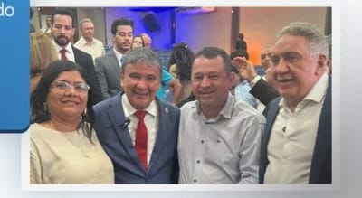 Prefeito Saulo Barbosa e Sônia Oliveira participaram do lançamento de programas sociais em Palmas com Moreira e ministro Wellinton Dias