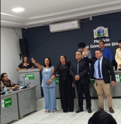 Vereador Dinamilton Marchalegre toma posse pela segunda vez como presidente da Câmara de Abreulândia