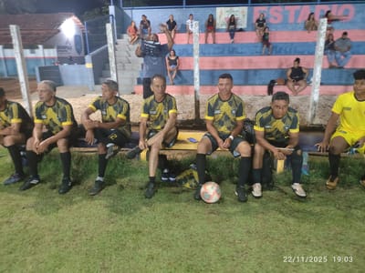 Dois Irmãos se preparativos para semifinal da Copa Amizade de Futebol Master contra Nova Rosalândia