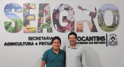 Secretário de agricultura do Tocantins recebe secretário de agricultura de Caseara e garante apoio às demandas apresentadas