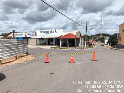 Brigada Ambiental e Defesa Civil realizam série de ações de limpeza, sinalização e orientação em Dois Irmãos do Tocantins