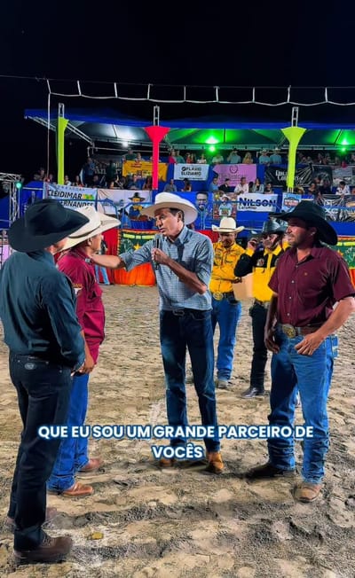Deputado Nilton Franco participa da 7ª edição do Rodeio Companhia P2 em Paraíso do Tocantins