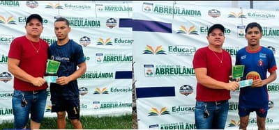 Presidente Dinamilton Machalegre prestigia Campeonato Municipal e entrega prêmio ao Craque do Jogo em Abreulândia