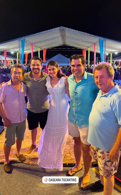 Temporada de Veraneio 2026 é aberta oficialmente na Praia da Ilha em Caseara com grande público e show de Naiara Azevedo