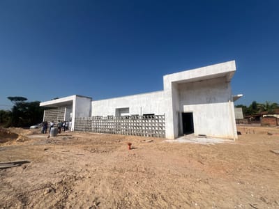 Nova UBS de Abreulândia entra na reta final de construção e recebe visita do Conselho Municipal de Saúde