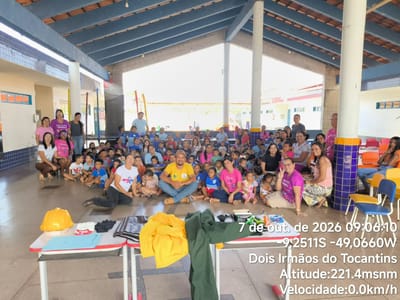 Saúde na Escola promove palestra sobre saúde ambiental no CMEI São João Batista, em Dois Irmãos